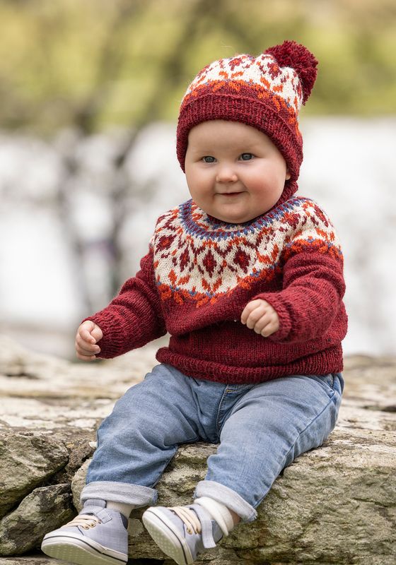 Seidra genser og lue