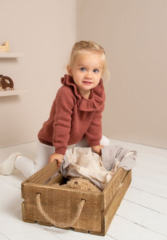 Otilie genser burgunder
