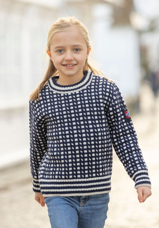 Islender Ullgenser barn Marine